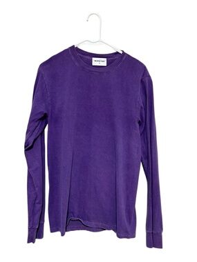 Melrose Place Skater Style Long Sleeve‎ Shirt Purple Size Small
